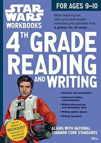 4th Grade Reading and Writing Star Wars Workbook