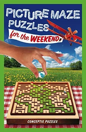 Picture Maze Puzzles for the Weekend (Puzzlewright Junior Picture Mazes)