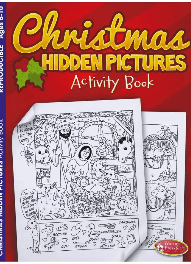 Christmas Hidden Pictures Coloring & Activity Book
