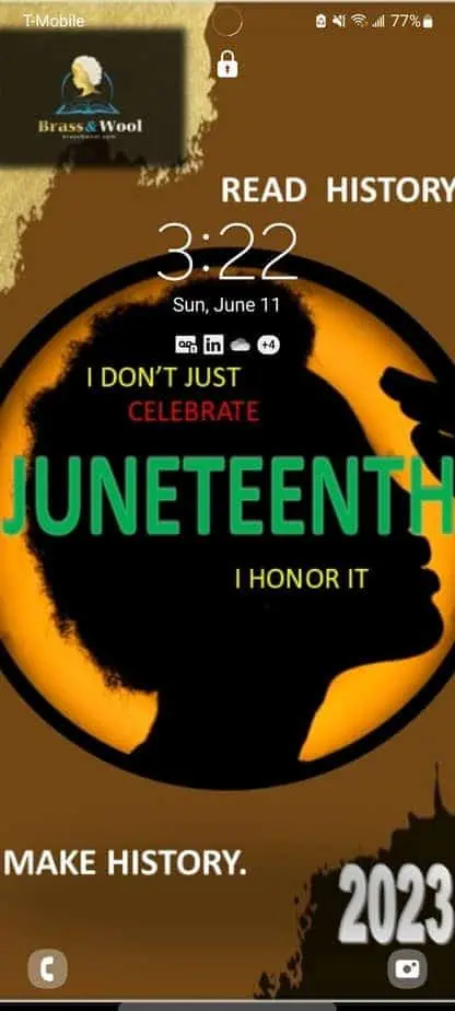 Juneteenth Digital Background