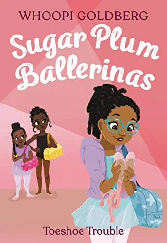 A colorful illustration of young ballerinas with toe shoes, emphasizing playful and artistic themes.
