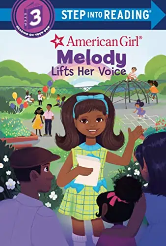Bright young girl singing outdoors in a park, celebrating diversity and community engagement.