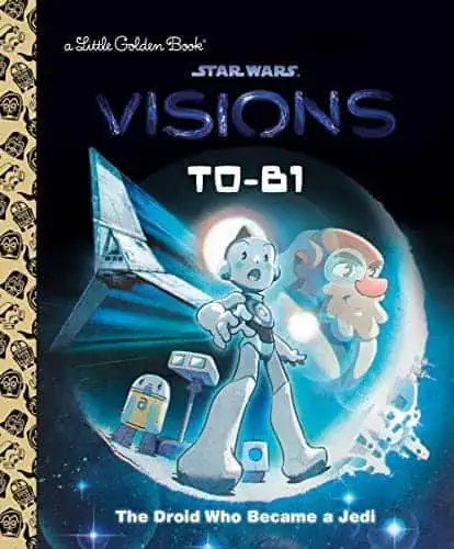 Star Wars Visions T0-B1: The Droid Who Became a Jedi, sci-fi illustration.