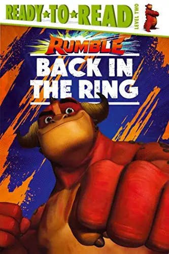 Vibrant animated character from "Back in the Ring" ready for action, emphasizing strength and resili.