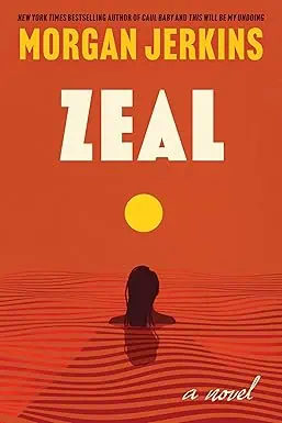 Brass & Wool, Zeal book cover featuring a silhouette of a person in water with a setting sun.