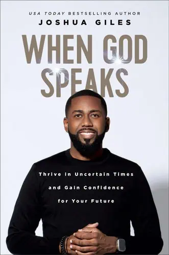 Brass & Wool book cover with author Joshua Giles smiling confidently.