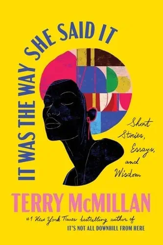 Cover of "It Was the Way She Said It" by Terry McMillan, featuring vibrant colors and bold text.
