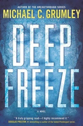 Deep Freeze book cover with icy blue background and bold white title text.