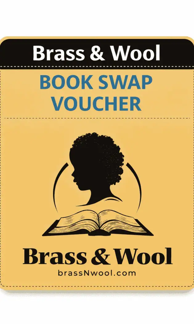 Book Swap Voucher for Brass & Wool literary exchange program.